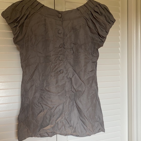 Jacob grey silk blouse - Picture 2 of 5